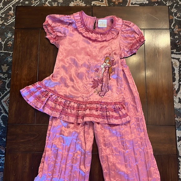 Disney Store Enchanted Giselle 2 pc pink pajama set Size med 7-8 EUC - Picture 2 of 7